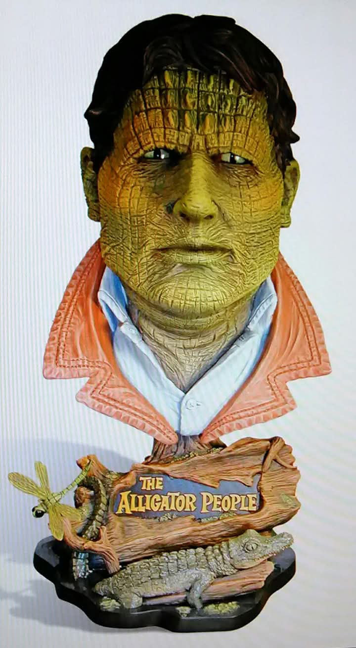 The Alligator People Big Head — painted by Terry