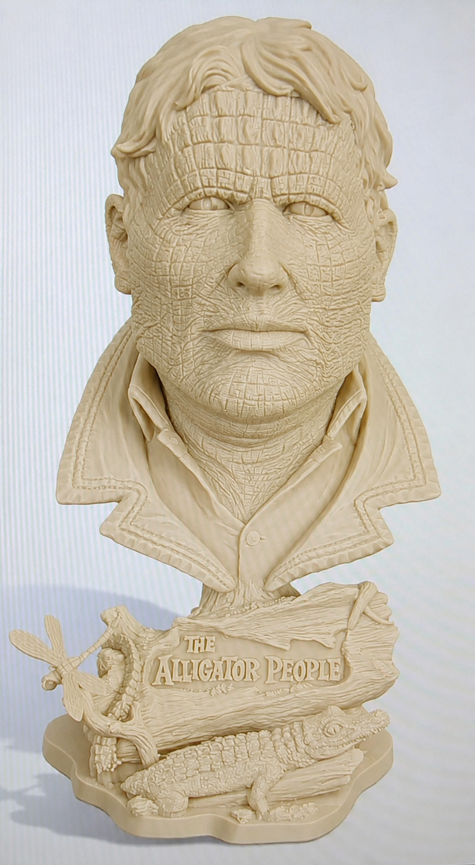The Alligator People Big Head — raw resin kit