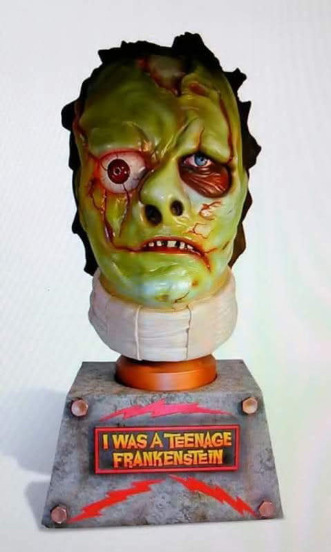 I Was a Teenage Frankenstein Big Head — painted by Terry
